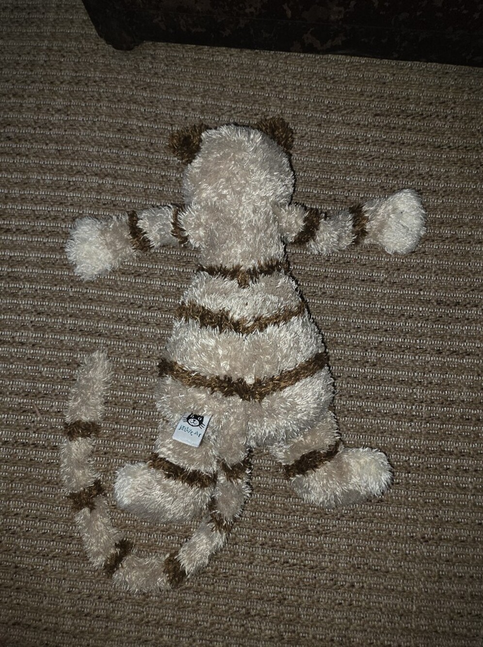 Jelly Cat Rare Vintage Bunglie Cat Long Tail Striped Kitty - Picture 7 of 12